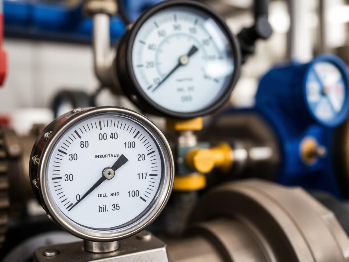 Instrumentation — Pressure gauges, transmitters, flow meters, temperature elements and control-loop hardware for process facilities.